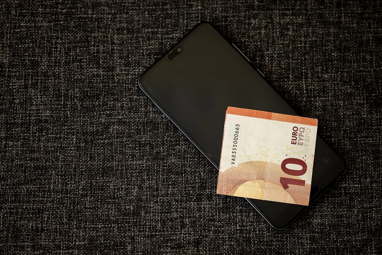euro, money, smart phone, savings, cash, account, finance, wealth, banknote, salary. Accounts payable: a six-stage pipeline from arrival to reconciliation